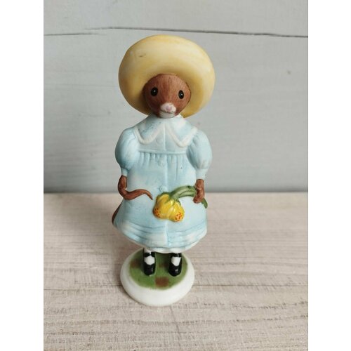 Фарфоровая статуэтка мышь Woodmouse