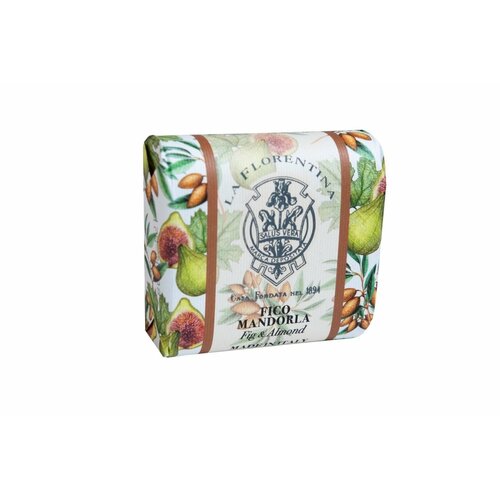 Мыло La Florentina Fig & Almond Инжир и Миндаль 106 г 8003085707330 мыло твердое la florentina инжир и миндаль 106 г