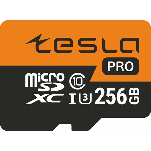 Карта памяти 256Gb microSDXC TESLA Pro Class 10 UHS-I U3 (TSLMSD256GU3)