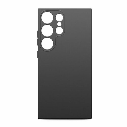 Чехол BoraSCO для Samsung Galaxy S24 Ultra, матовый, силикон, черный (комплект из 4 шт) borasco чехол borasco для samsung galaxy s24 матовый силикон черный