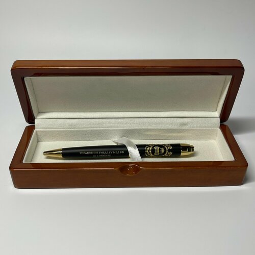 Ручка - роллер Управление ГИБДД ГУ МВД России в деревянном футляре сувенир на праздник 4499₽