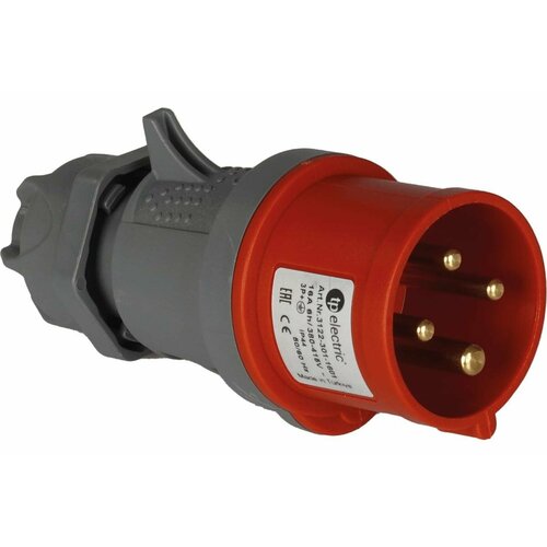 TP Electric Вилка 3P+E 4x32 380-415V 3126-301-1600 колодка tp electric