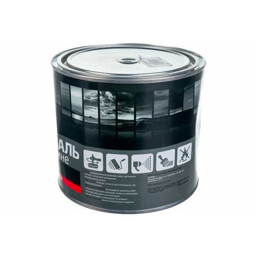 OPTIMA Грунт-эмаль 3 в 1 быстросохнущая 1,7кг черная 11598022