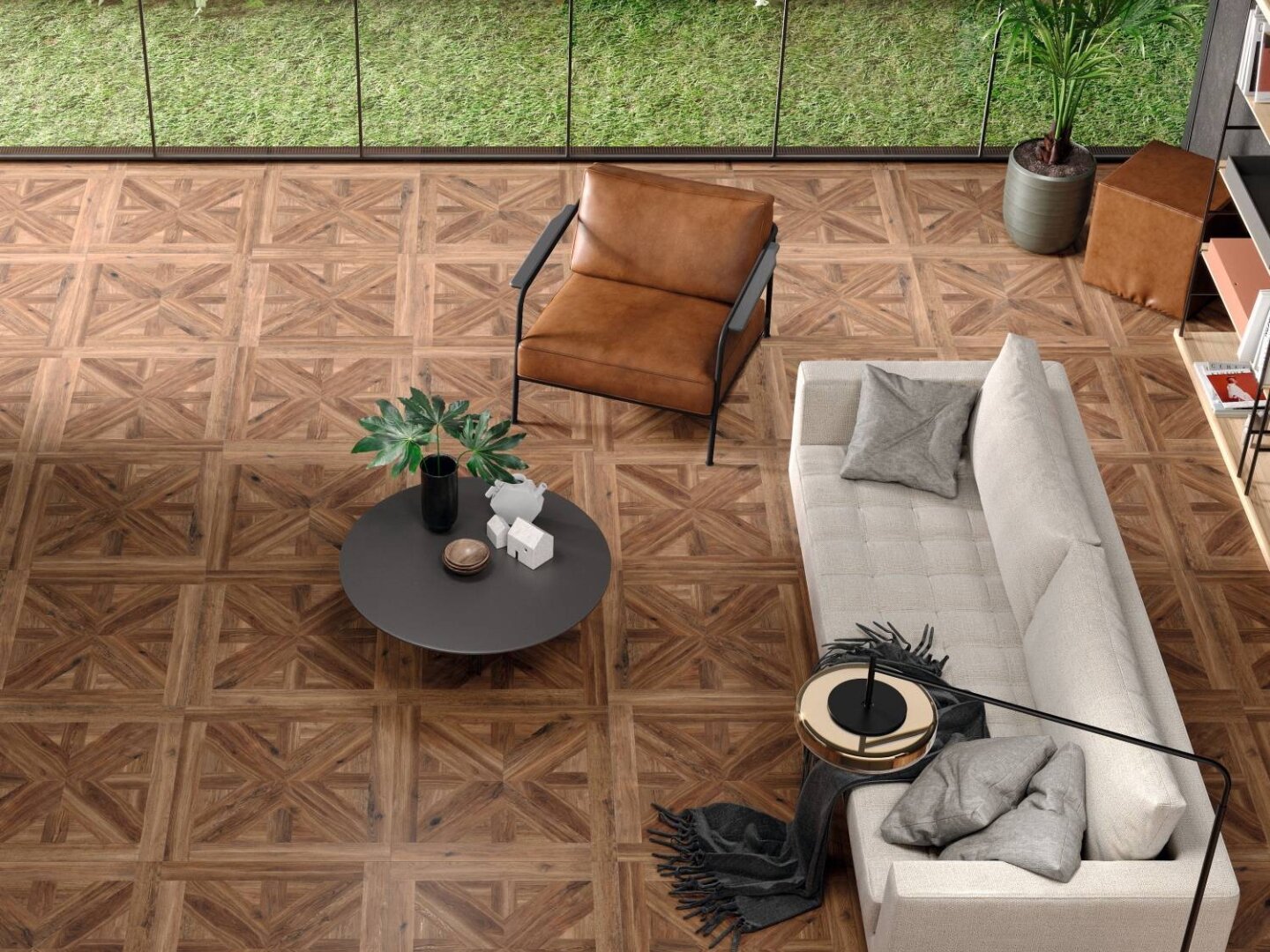 фото Керамогранит STN Ceramica Volte Nogal Matt Rect 74.4x74.4 N30041