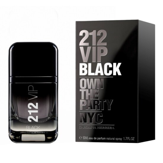 Мужская парфюмерная вода Carolina Herrera 212 Vip Black, 50 мл