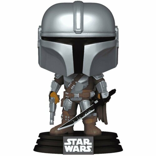 фигурка funko pop bobble star wars mandalorian mandalorian with darksaber gw mt exc 58797 Фигурка Funko Pop: Мандалорец с мечом