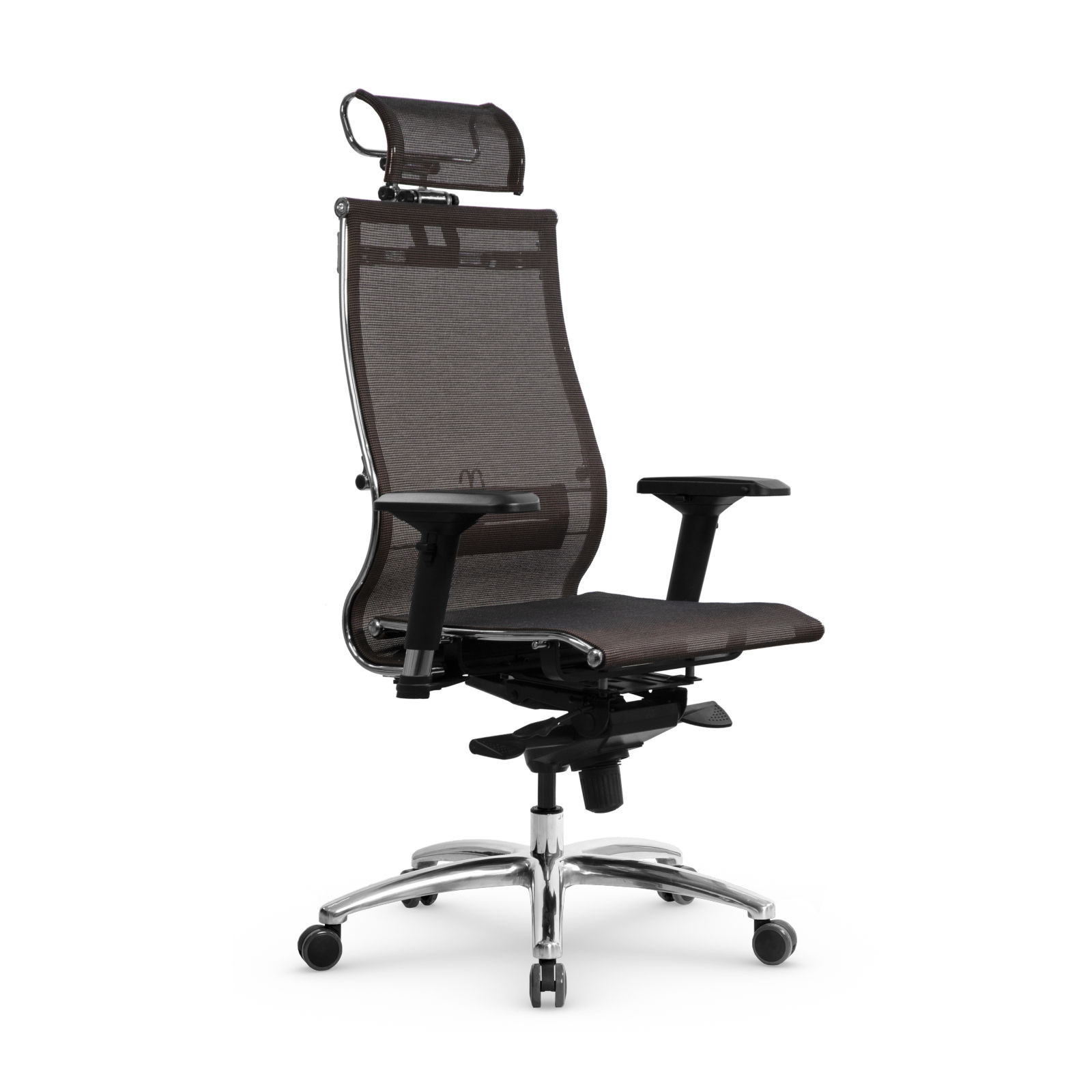 Кресло Samurai TV-3.06, офисное кресло, компьютерное кресло, кресло самурай, кресло для дома и офиса, кресто Metta (Темно-коричневый)