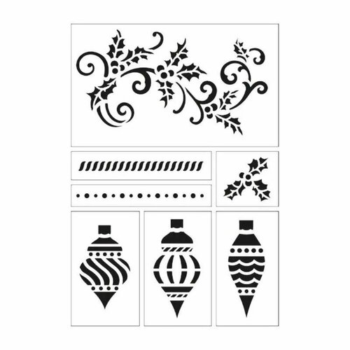 Трафареты гибкие самоклеющиеся Viva Decor 