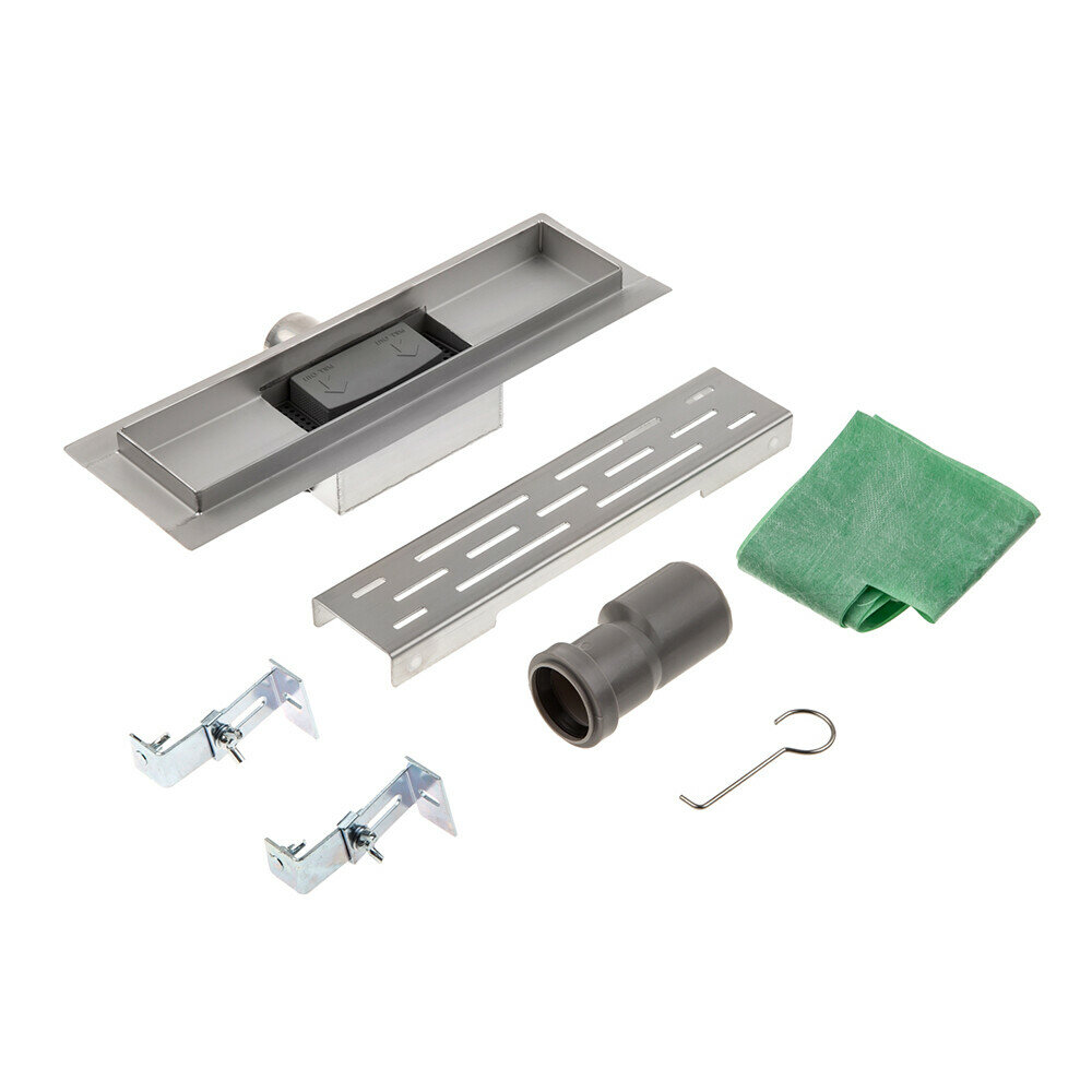 Трап для душа Ore Drain H3 универсальный затвор 300 мм нержавеющая сталь - фото №15