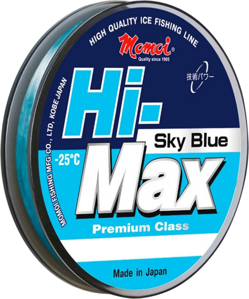 Momoi Леска монофильная MOMOI HI-MAX SKY BLUE (163338 (30 м 0,2мм) )