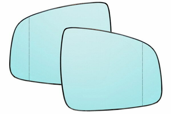 Комплект зеркальных элементов Лада Ларгус (12-20) с асферическими противоослепляющими зеркальными отражателями голубого тона. Без обогрева.