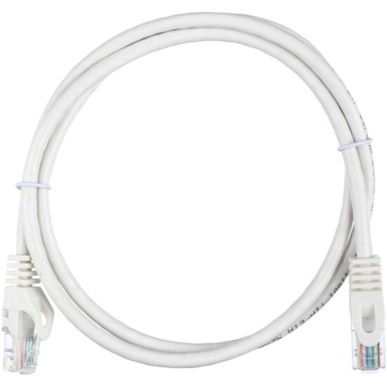Патч-корд Acd LPU5C-10W Cat5e UTP 24AWG 4Pair, 7/0.18мм CU Белый, 1.0м