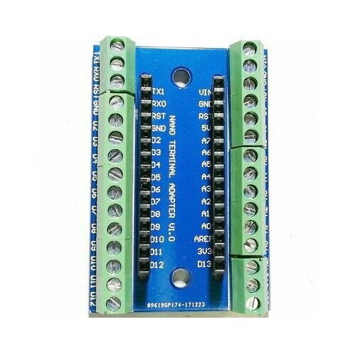 for nano v3 0 3 0 controller terminal adapter expansion board nano io shield simple extension plate for arduino avr atmega328p Терминальный адаптер NANO v1.0