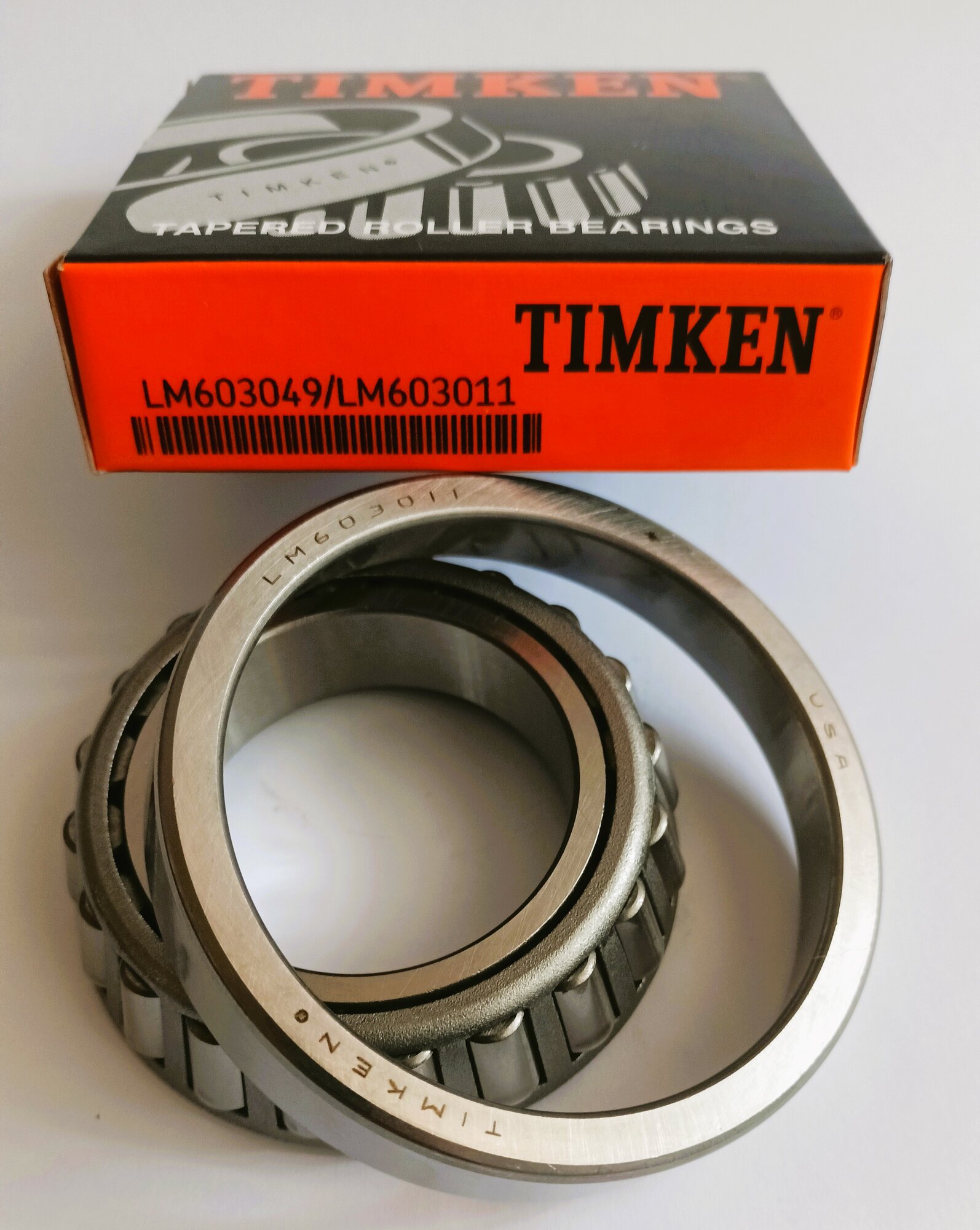 Подшипник LM603049/LM603011 Timken роликовый радиально-упорный однорядный (42.242х77,788х19,842)