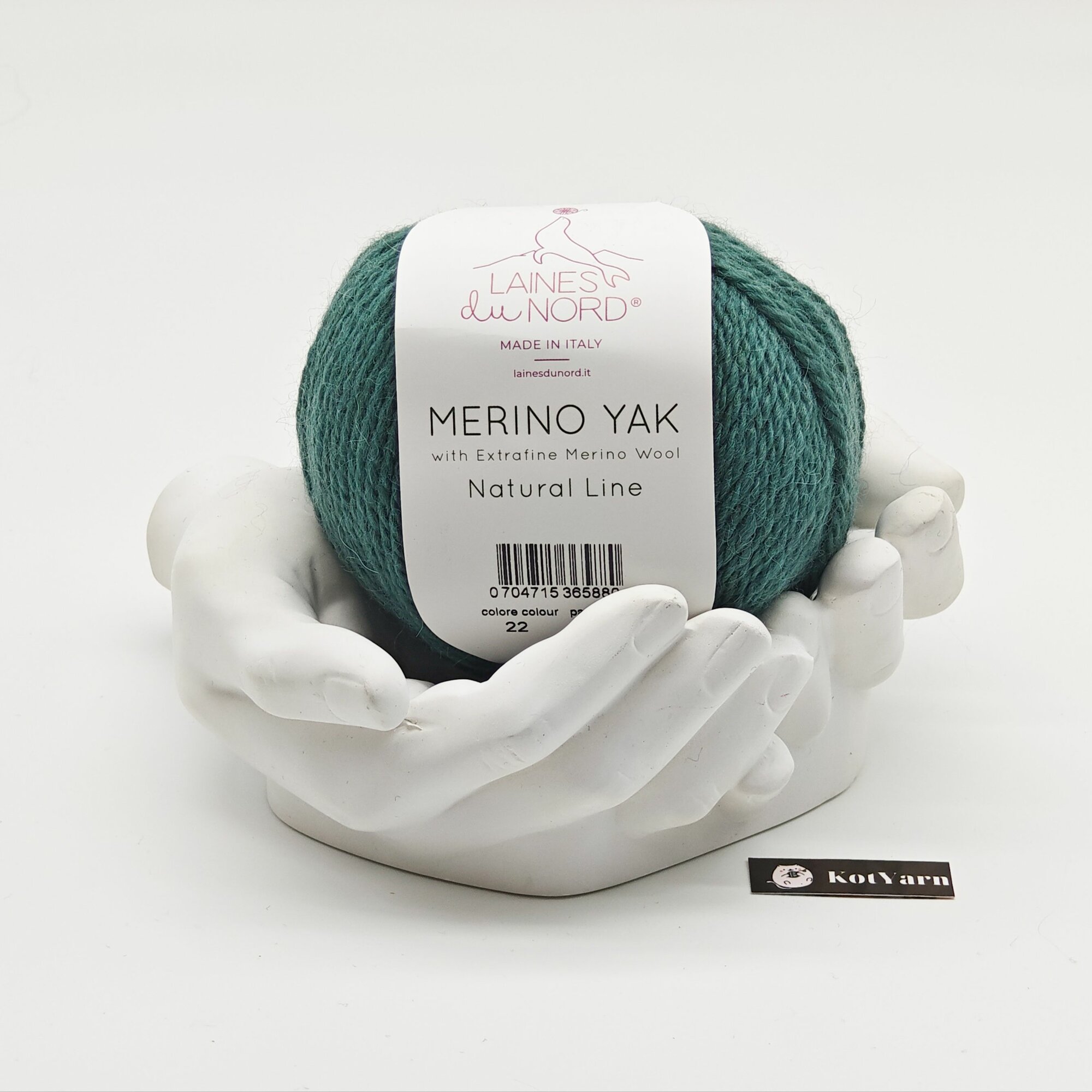 Пряжа Laines du Nord Merino Yak №22 (Меринос + Як) 50гр 115м