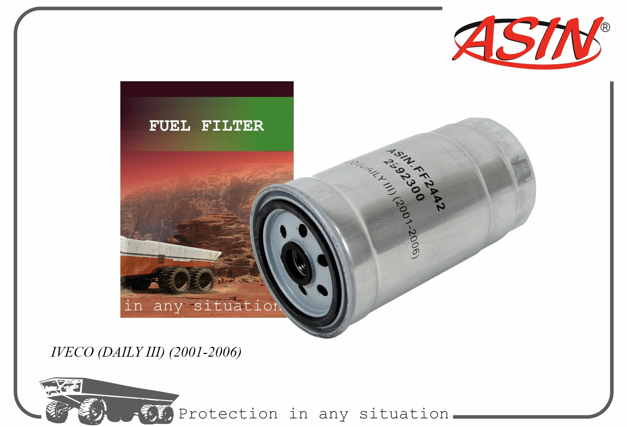 Фильтр топливный 2992300/ASIN. FF2442 для IVECO DAILY III 2001-2006