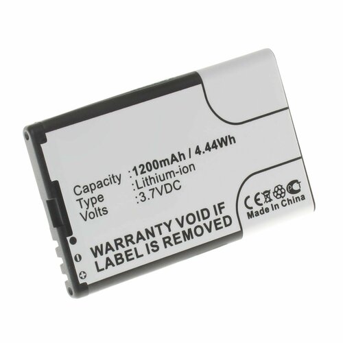 Аккумуляторная батарея iBatt iB-A1-M305 1200mAh для телефонов Nokia BL-5J аккумулятор ibatt ib b1 m305 1350mah для nokia bl 5j