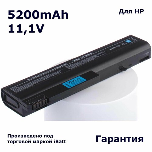 Аккумулятор iBatt 5200mAh, для HP- EliteBook 8440p ProBook 6550b 6930p 6450b 6730b 6440b 6530b 6540b 6735b 645 G1 6455b 6555b 8440w 6535b