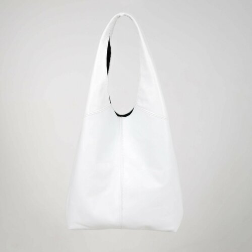 сумка торба вмещает а4 белый Сумка торба Овечкинъ Сумка торба из кожи, белый