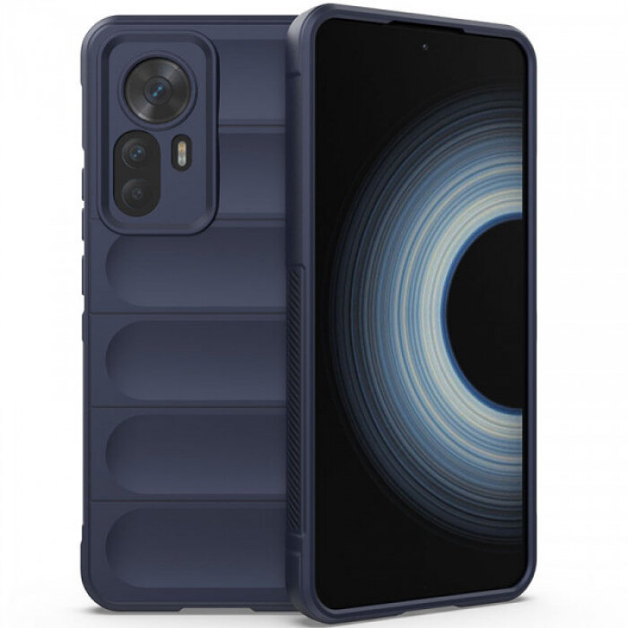 Flex Silicone Противоударный чехол для Xiaomi Mi 12T / Redmi K50 Ultra с защитой камеры и микрофиброй