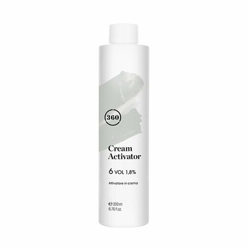 Окисляющая эмульсия CREAM ACTIVATOR 6 VOL 18 360 Hair Professional HAIRCOLOR 200ML 310₽