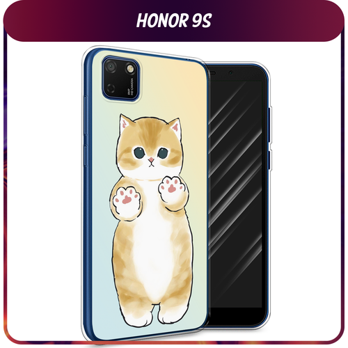 Силиконовый чехол на Honor 9S/Huawei Y5p / Хонор 9S/Хуавей Y5p Лапки котика