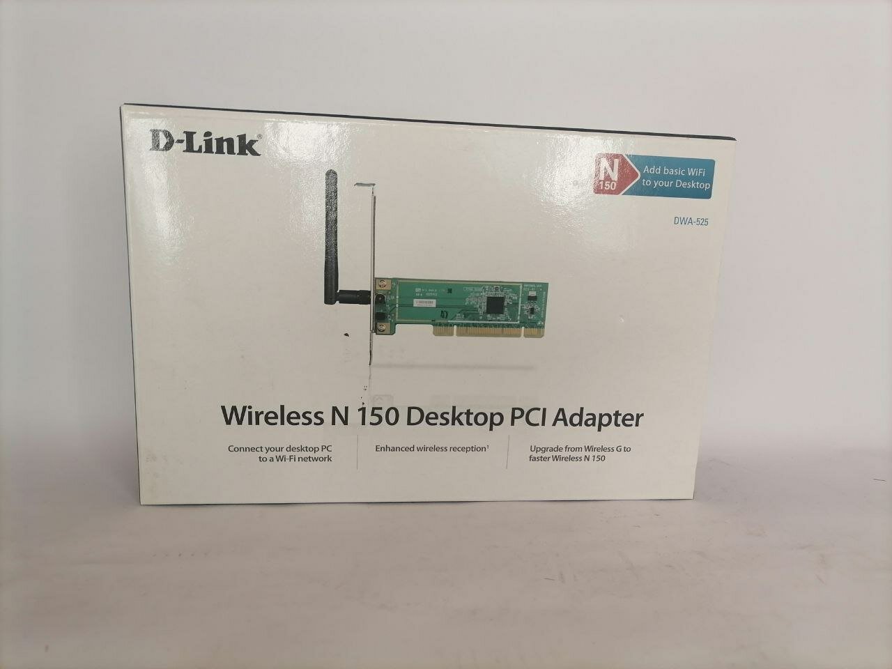 Адаптер D-Link DWA-525 PCI {802.11b/g/n до 150MBps, 1x2dBi}