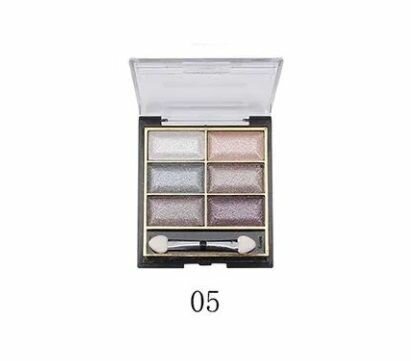 Farres cosmetics Тени для век 6-ти цветные 1104, перламутровые, тон 05/