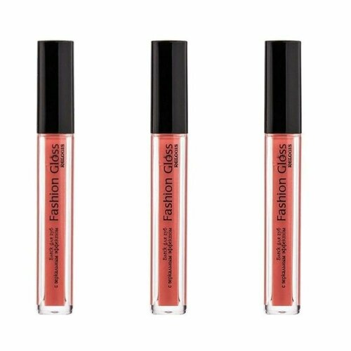 Relouis Блеск для губ с зеркальным эффектом Fashion Gloss, тон: 05 Интриги Монте-Карло, 3.7 гр, 3 шт