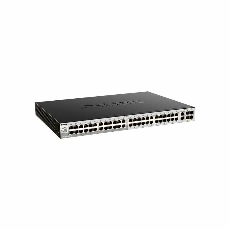 Коммутатор D-Link DGS-3130-54PS/B2A Управляемый L3 стекируемый коммутатор с 48 портами 10/100/1000Base-T, 2 портами 10G