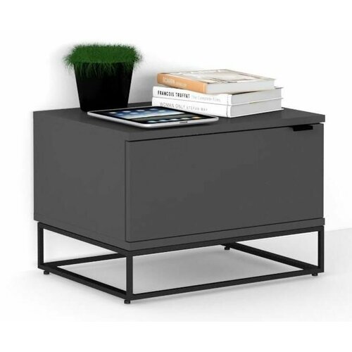 Тумба прикроватная CILINETY Lite графит 6990₽