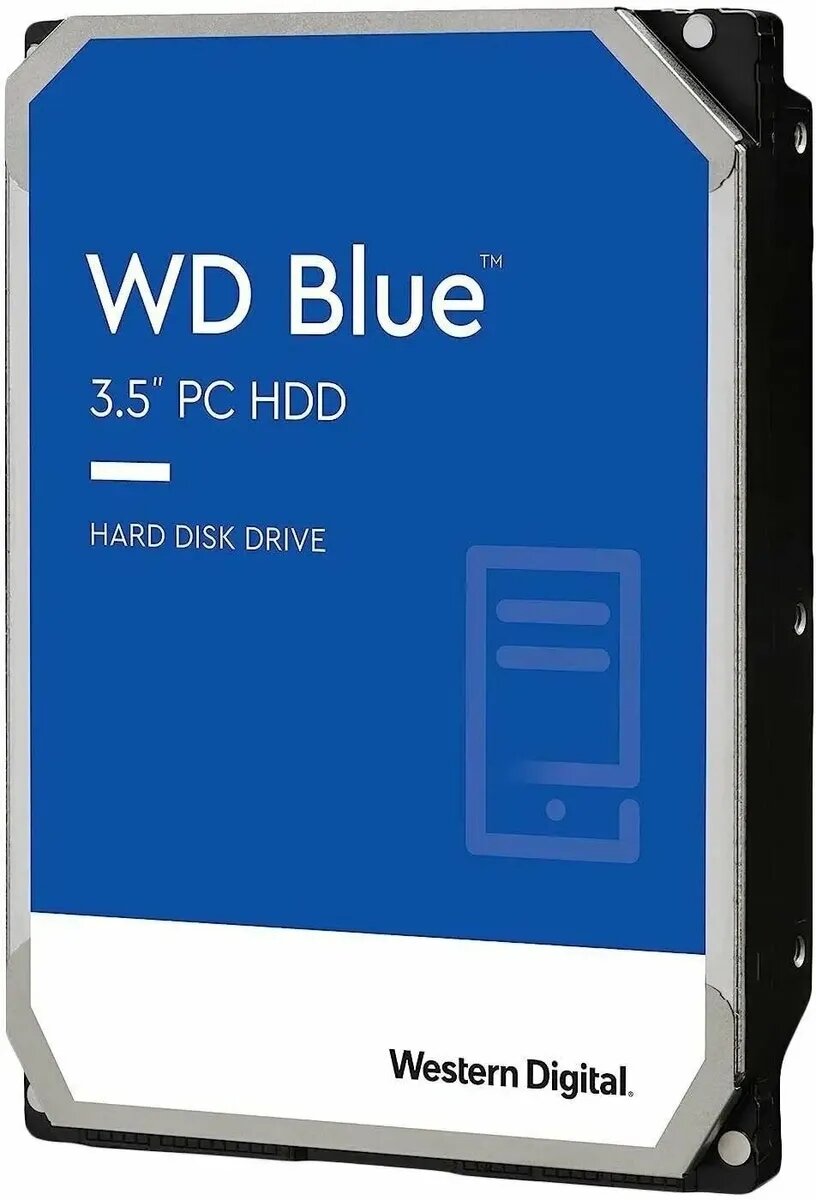 Жесткий диск WD SATA-III 2TB WD20EARZ Desktop Blue (5400rpm) 64Mb 3.5