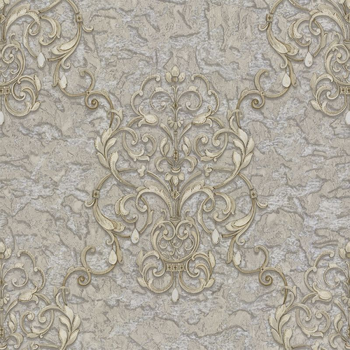 Обои 83312 Parma Decori&Decori - итальянские, флизелиновые, цвета капучино, с орнаментом, в классическом стиле, длина 10.05м, ширина 1.06м, рекомендуем в спальню.