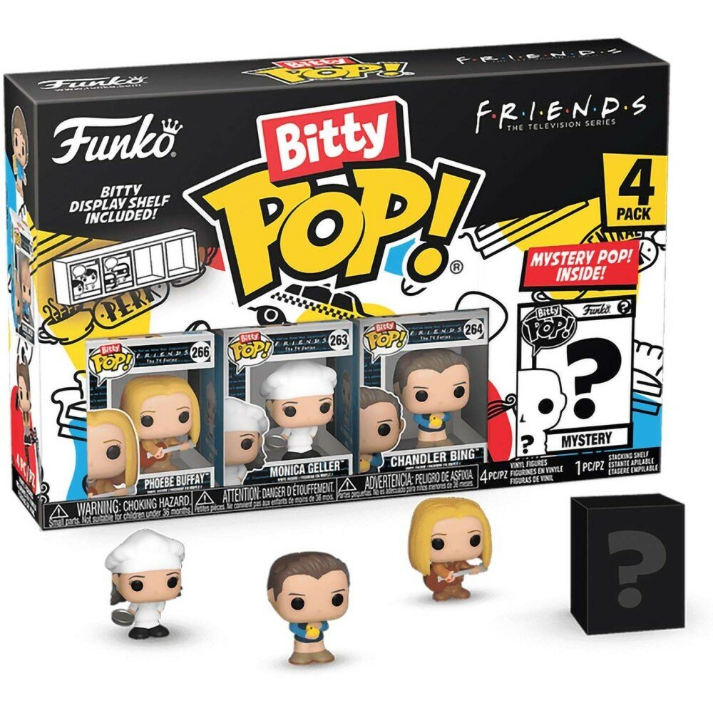 Набор фигурок Funko Disney Classic - Bitty Pop! - Phoebe Buffay / Monica Geller / Chandler Bing / Mystery 73051