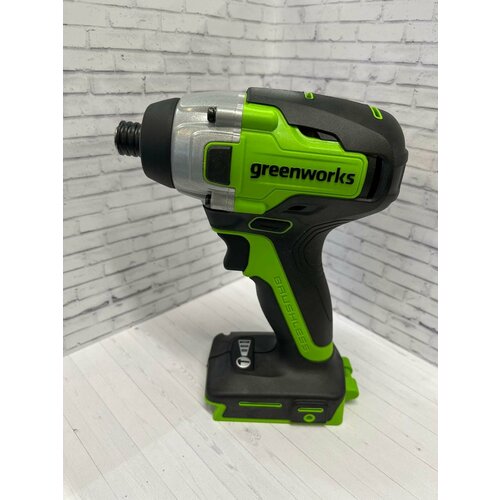 Винтоверт ударный аккумуляторный Greenworks Арт 3802807 24V бесщеточный без АКБ и ЗУ 19668₽