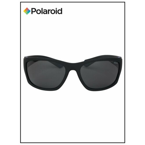 фото Солнцезащитные очки polaroid, черный, синий