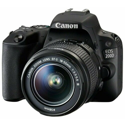 Фотоаппарат Canon EOS 200D kit 18-55mm и EF 50mm f18 STM 6990000₽