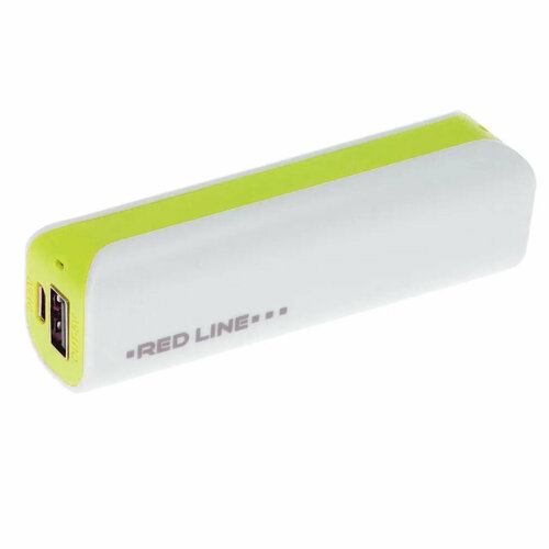 Внешний аккумулятор Red Line Power Bank R-3000 3000mAh White-Yellow УТ000038615 белый, желтый
