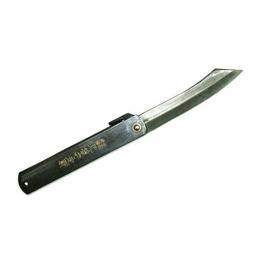 нож складной nagao higonokami 100 silver HAHC-100Black (5BK) Нож складной Хигоноками Nagao Kanekoma, 100мм, сталь High Carbon Steel 1cл, 2-2.7мм