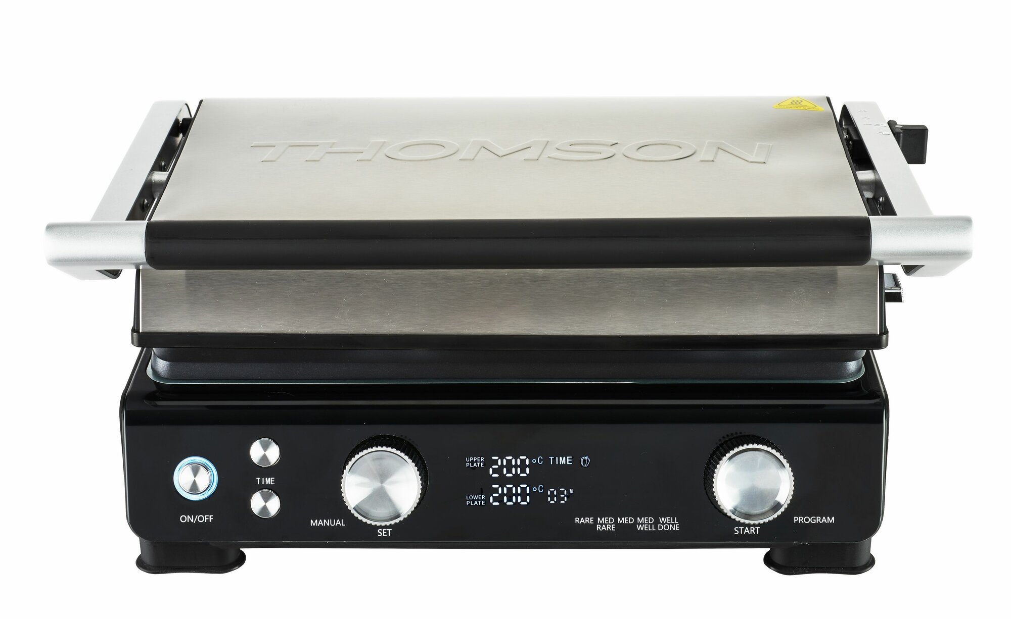 Электрогриль Thomson GC30E01 черный/серебристый