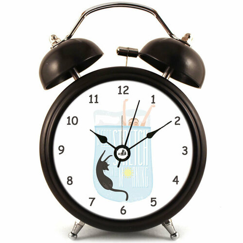 Оригинальный Будильник Stretch Черный 1000₽