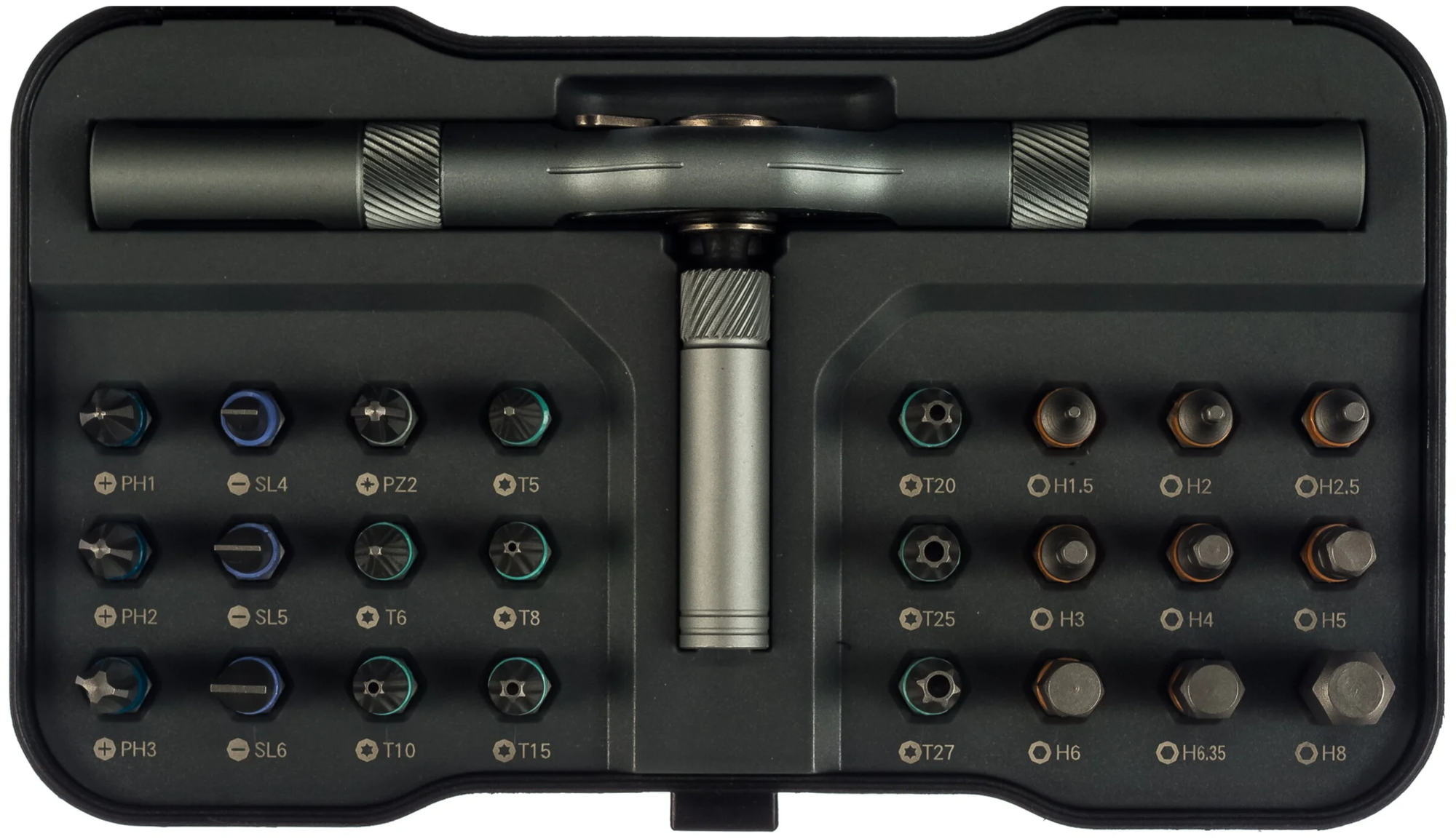 Набор инструментов с трещоткой Xiaomi ATUMAN DUKA RS1 Multipurpose Ratchet Screwdriwer (24 предмета) — фото 1