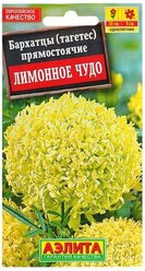 Семена цветов Бархатцы "Лимонное чудо" прямостоячие, О