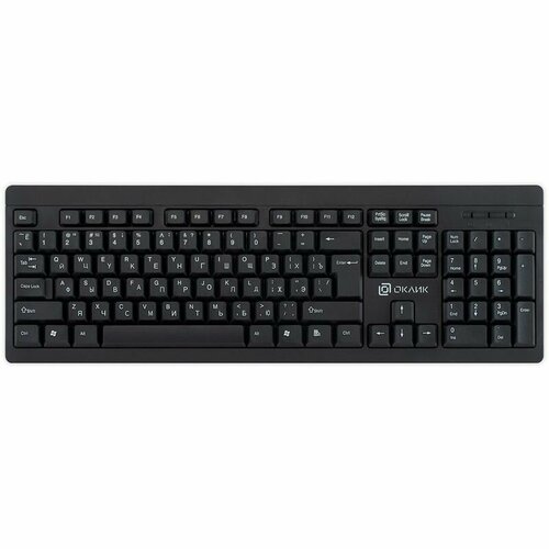 Клавиатура беспроводная Oklick 95KW Black 98900₽