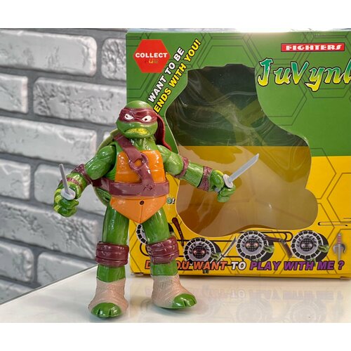 Фигурка Черепашки Ниндзя, Рафаэль Raphael/15 cm фигурка майк клич ниндзя черепашки ниндзя звук