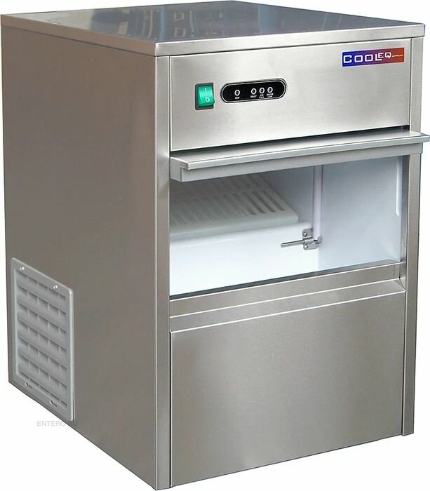 Льдогенератор Cooleq bf-50, воздушное охлпждение, пальчиковый лёд, бункер 11 кг, 50 кг/сутки