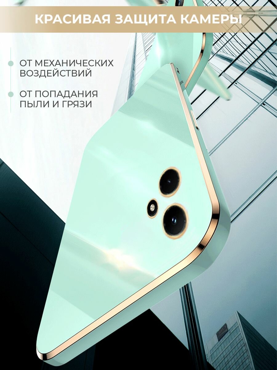 Чехол на Infinix hot 30i силиконовый защитный бампер с защитой камеры для Инфиникс Хот 30i Черный — фото 1