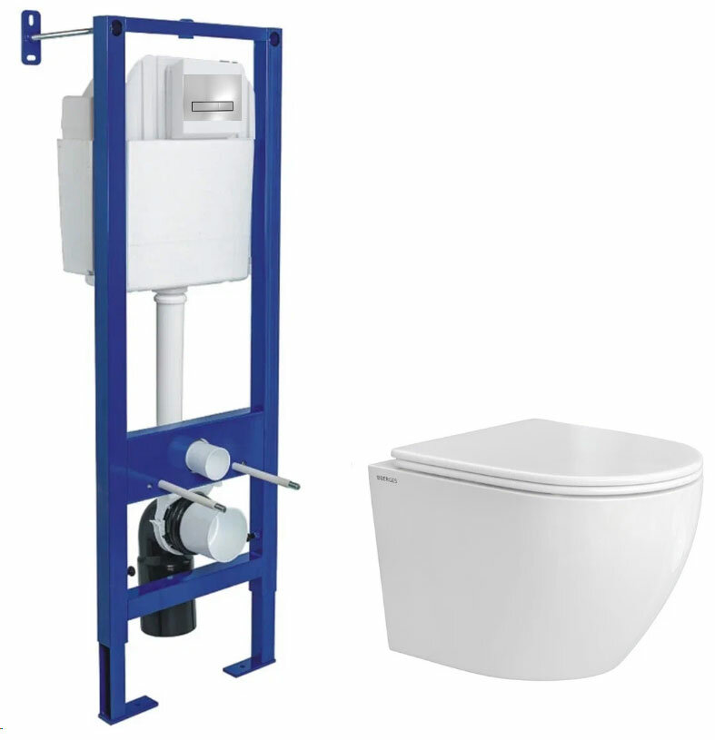 фото Унитаз с инсталляцией Berges Atom Line 043392