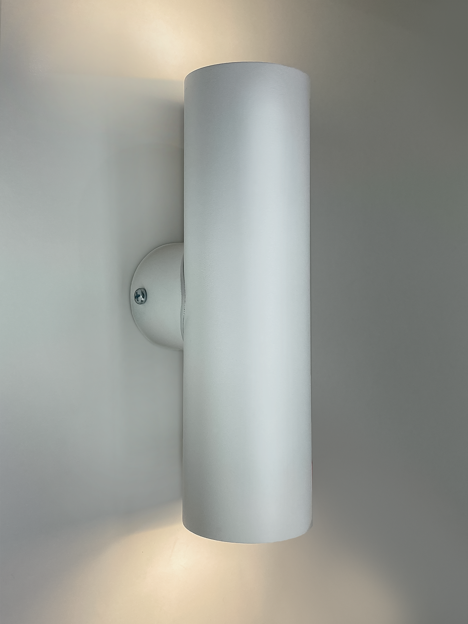 Интерьерный настенный точечный светильник "INTERIOR-TWIN-R-S", цвет белый