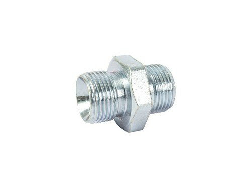 фото Техноресурс Муфта фланца НШ10 на РВД 24 S24 (грань S27) — М20х1,5/М20х1,5 штуцер/штуцер